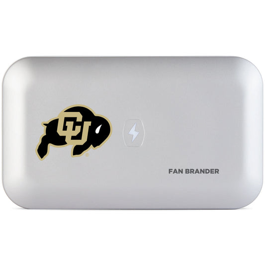 White Colorado Buffaloes PhoneSoap 3 UV Phone Sanitizer & Charger