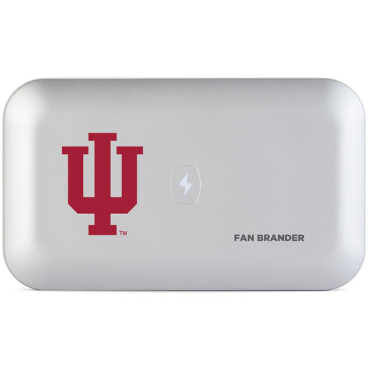 White Indiana Hoosiers PhoneSoap 3 UV Phone Sanitizer & Charger