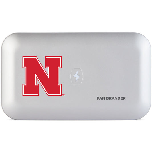 White Nebraska Huskers PhoneSoap 3 UV Phone Sanitizer & Charger