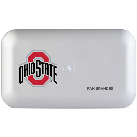 White Ohio State Buckeyes PhoneSoap 3 UV Phone Sanitizer & Charger