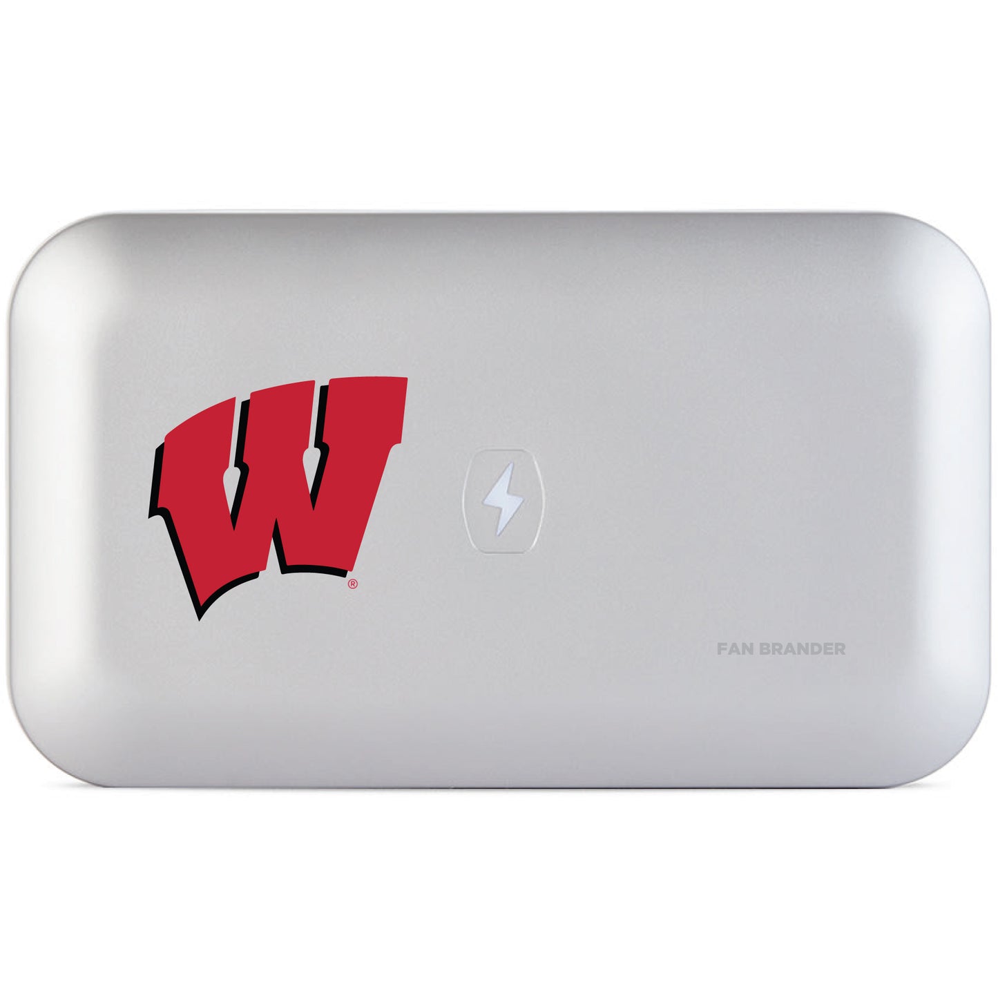 White Wisconsin Badgers PhoneSoap 3 UV Phone Sanitizer & Charger