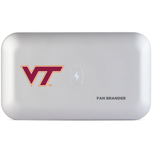 White Virginia Tech Hokies PhoneSoap 3 UV Phone Sanitizer & Charger