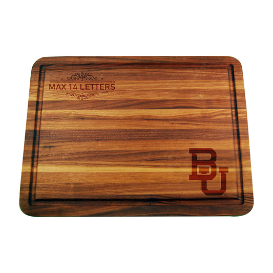 Baylor Bears Large Acacia Personalized Cutting & Serving Board