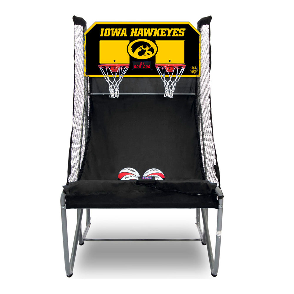 Pop-A-Shot Iowa Hawkeyes Home Dual Shot Basketball Game