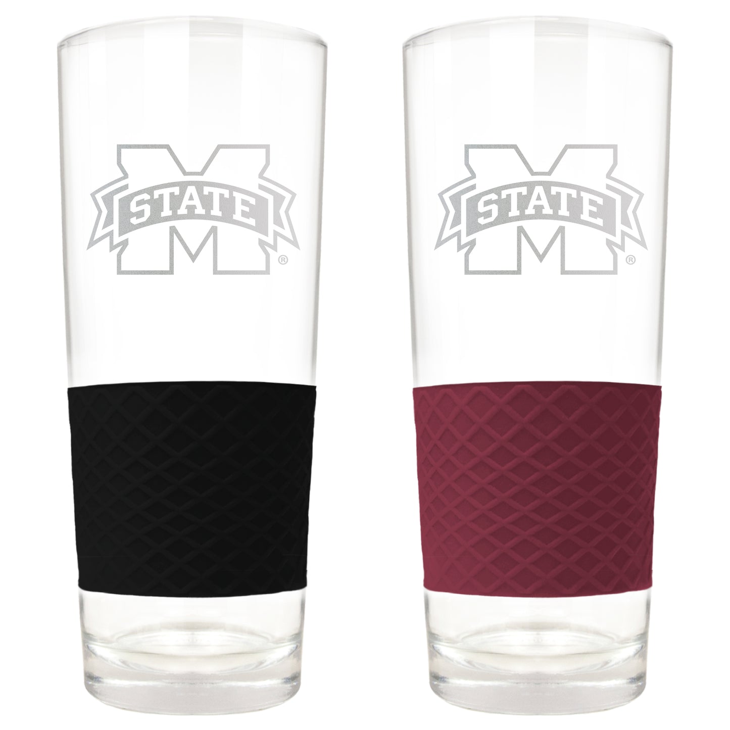 Mississippi State Bulldogs 22oz. Logo Score Pint Glass Two-Piece Set