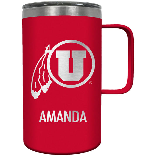 Utah Utes 18oz. Personalized Hustle Mug