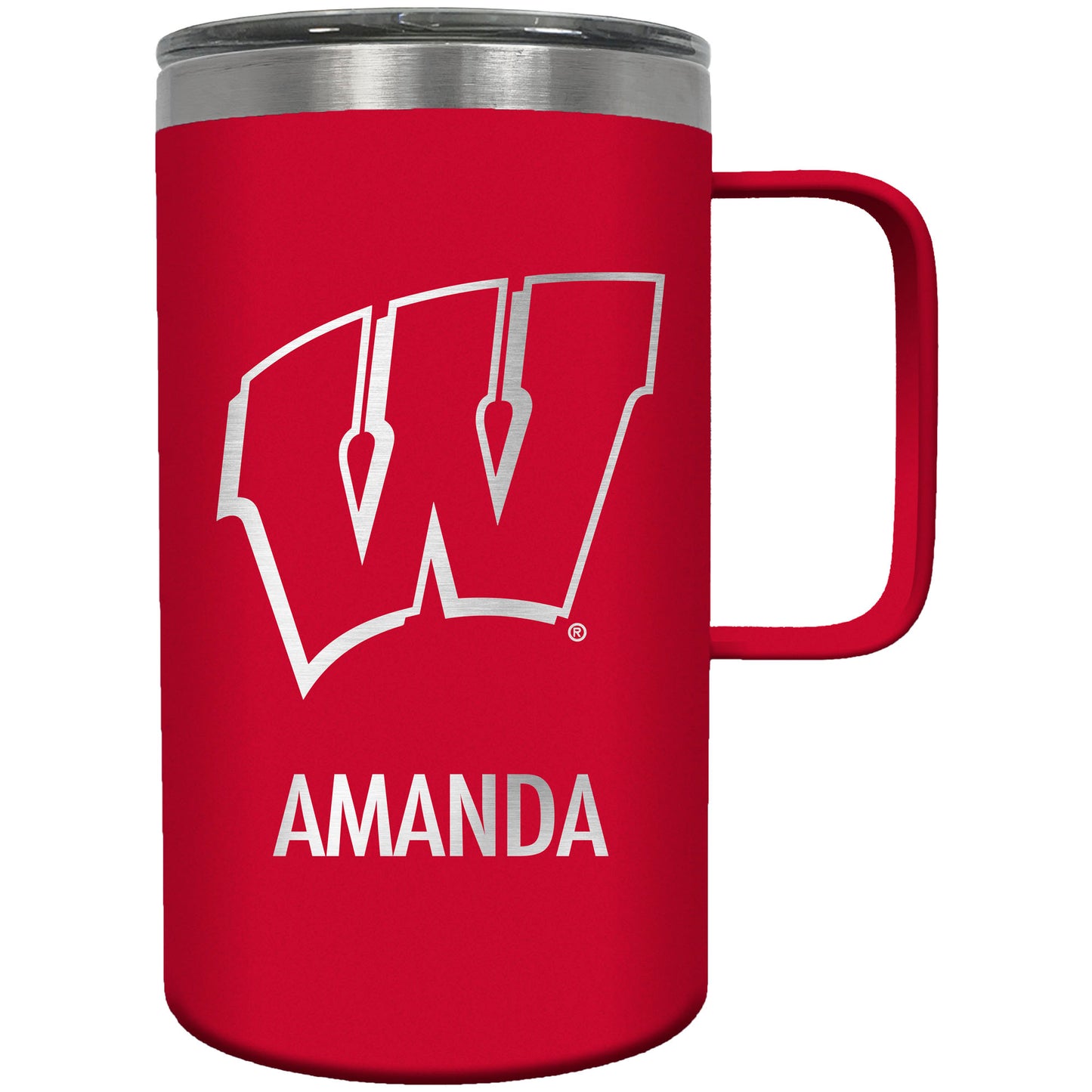 Wisconsin Badgers 18oz. Personalized Hustle Mug