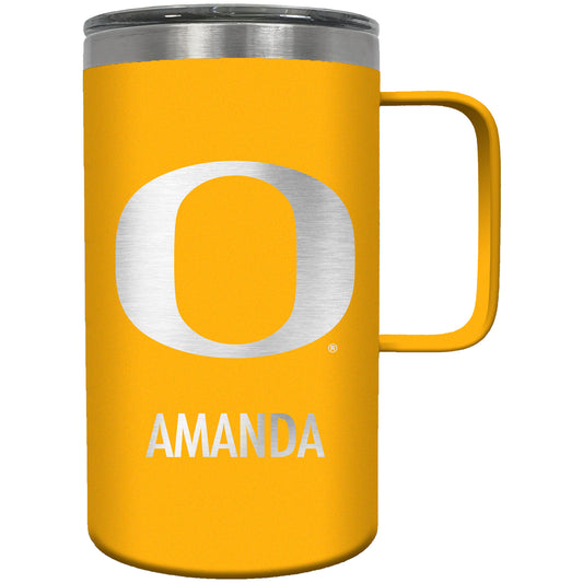 Oregon Ducks 18oz. Personalized Hustle Mug