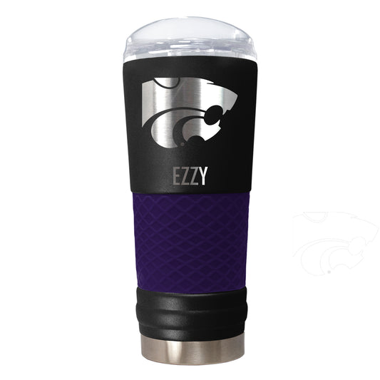 Kansas State Wildcats 24oz. Personalized Team Color Draft Tumbler