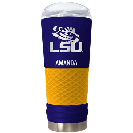 LSU Tigers 24oz. Personalized Team Color Draft Tumbler
