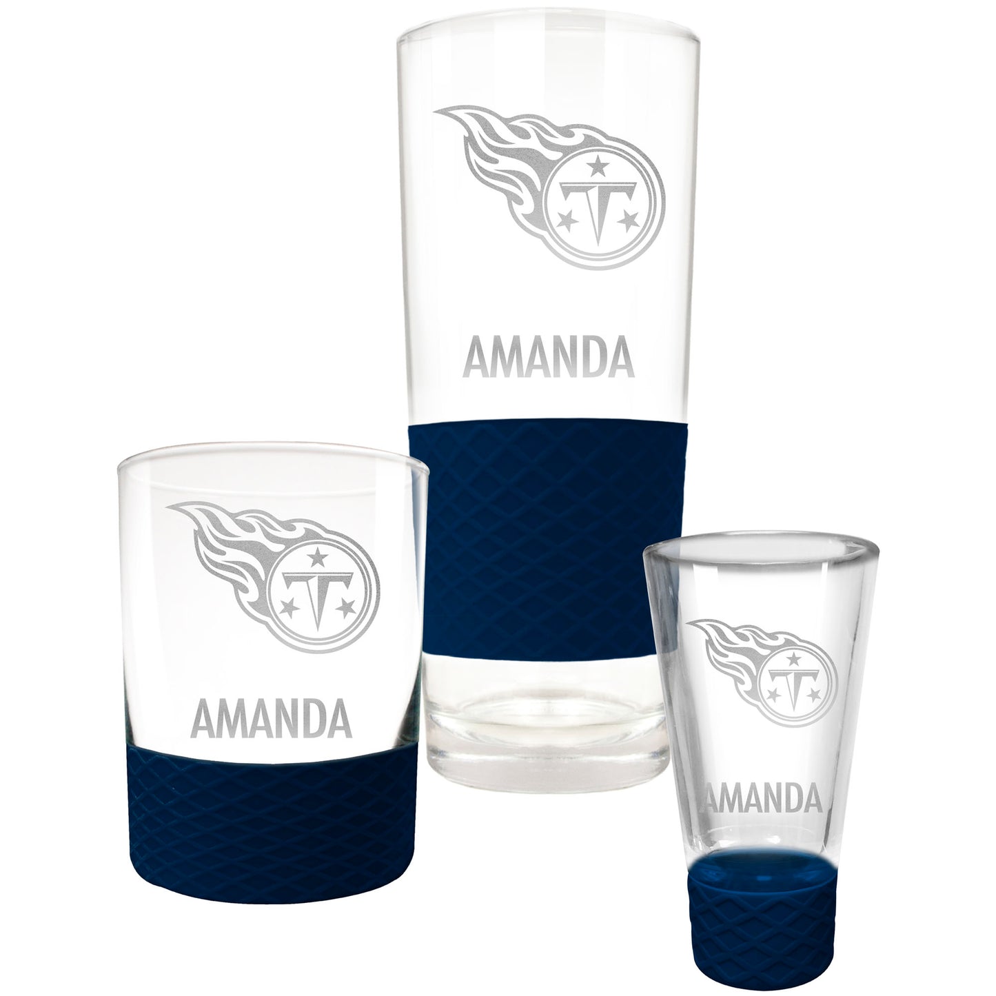 Tennessee Titans 3-Piece Personalized Homegating Drinkware Set