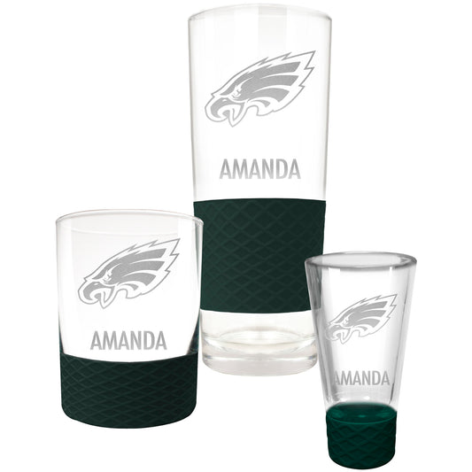 Philadelphia Eagles 3-Piece Personalized Homegating Drinkware Set