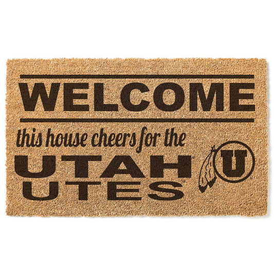 Utah Utes 18" x 30" Welcome Doormat