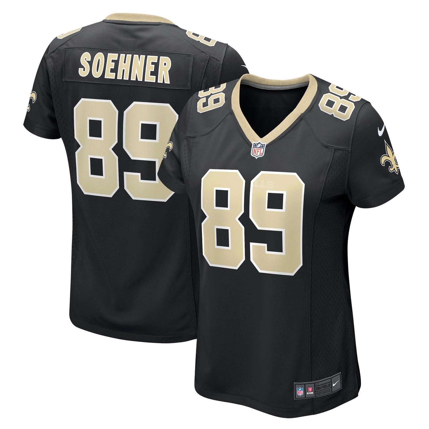 Women's Nike Dylan Soehner Black New Orleans Saints Game Jersey