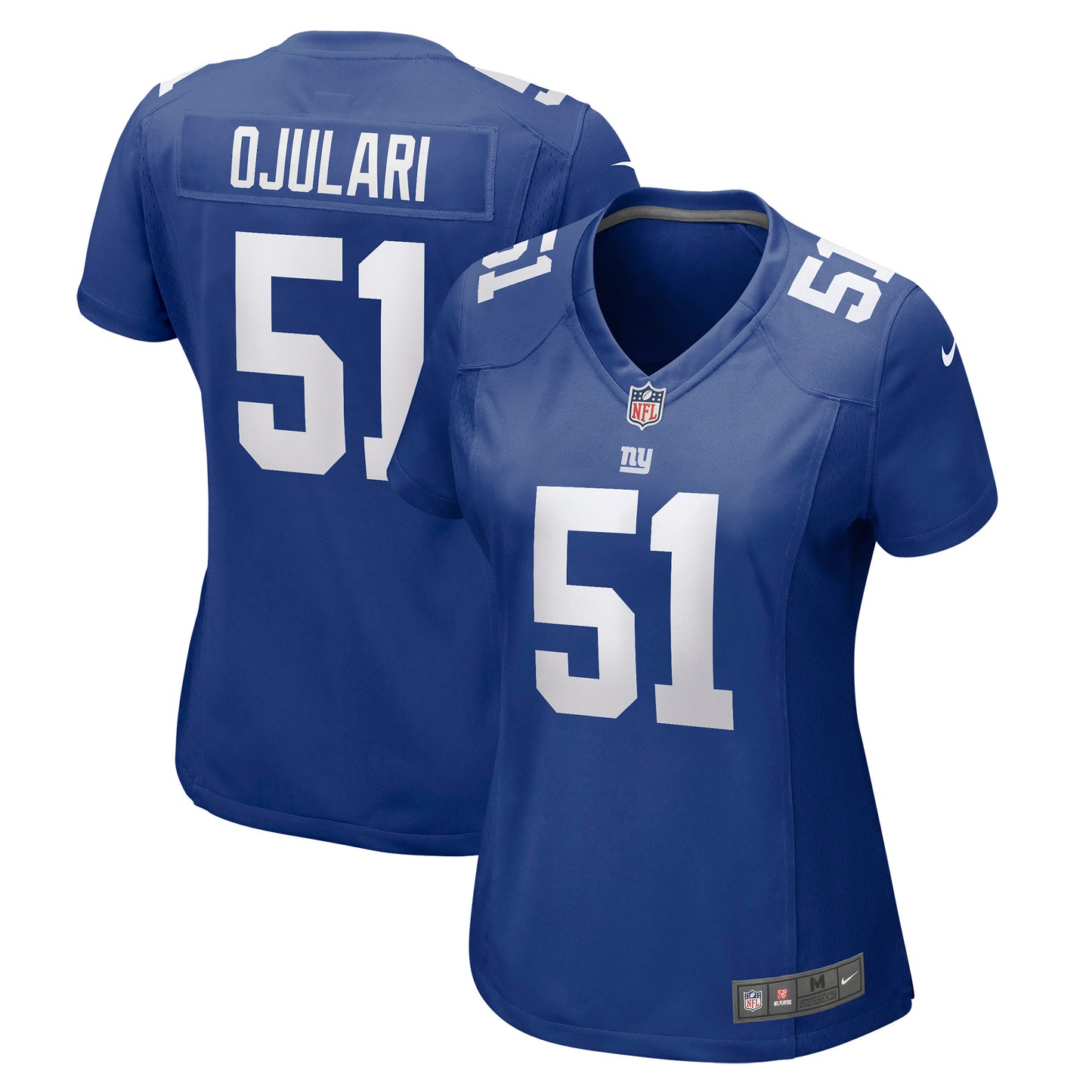 Women's Nike Azeez Ojulari Royal New York Giants Game Player Jersey