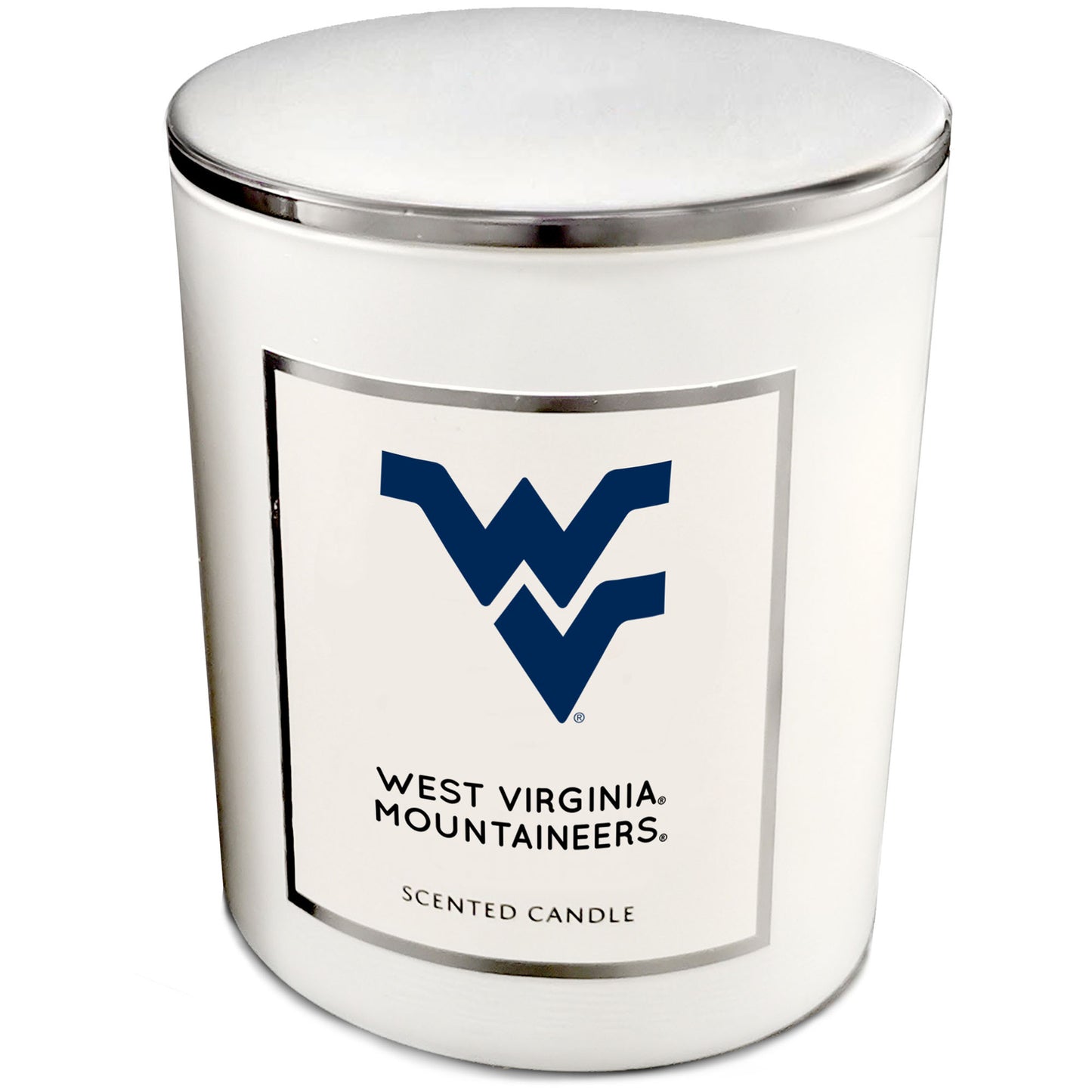 West Virginia Mountaineers Logo Tin Top Candle