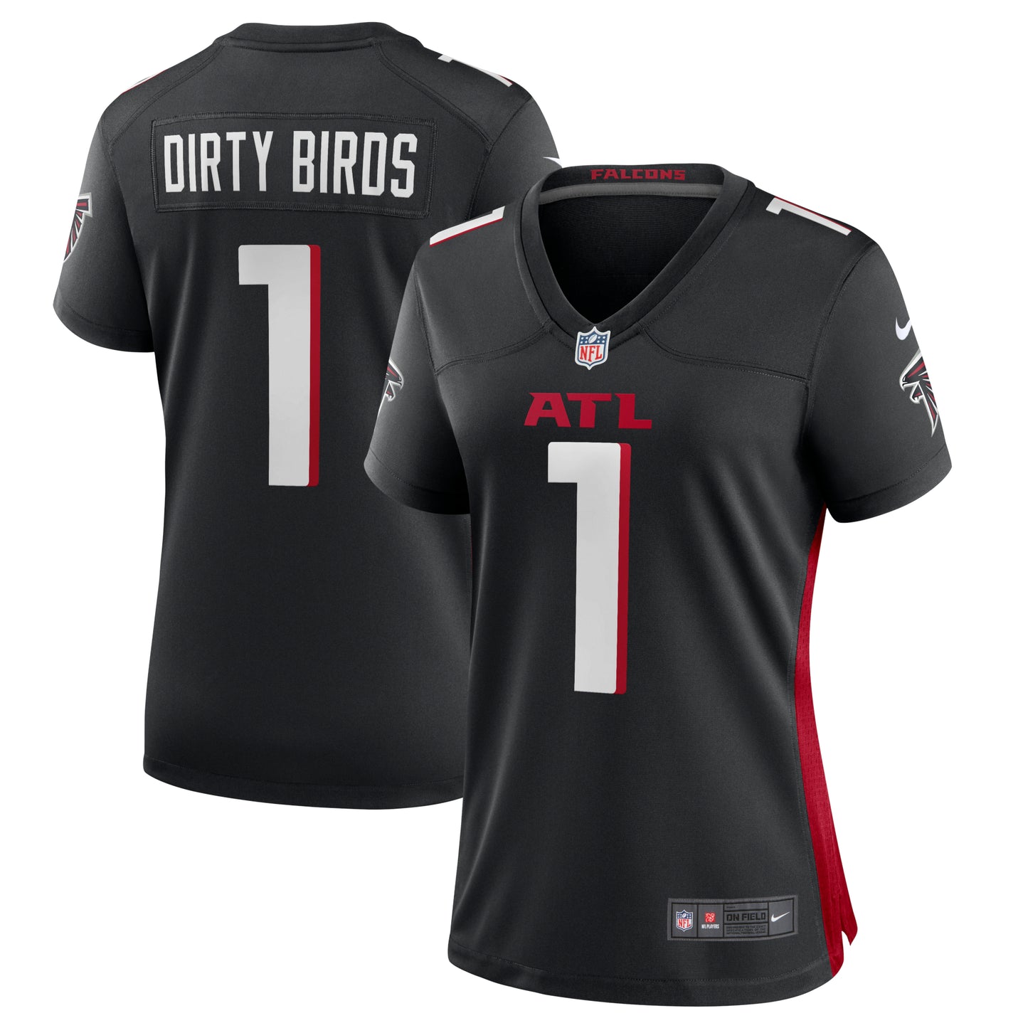 Women's Nike Dirty Birds Black Atlanta Falcons Game Jersey