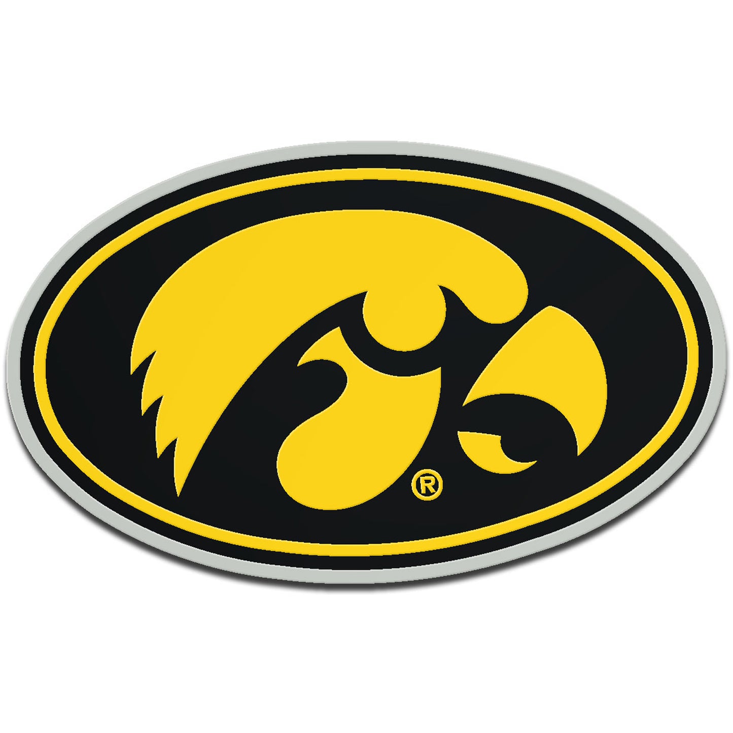 WinCraft Iowa Hawkeyes Metallic Team Car Emblem