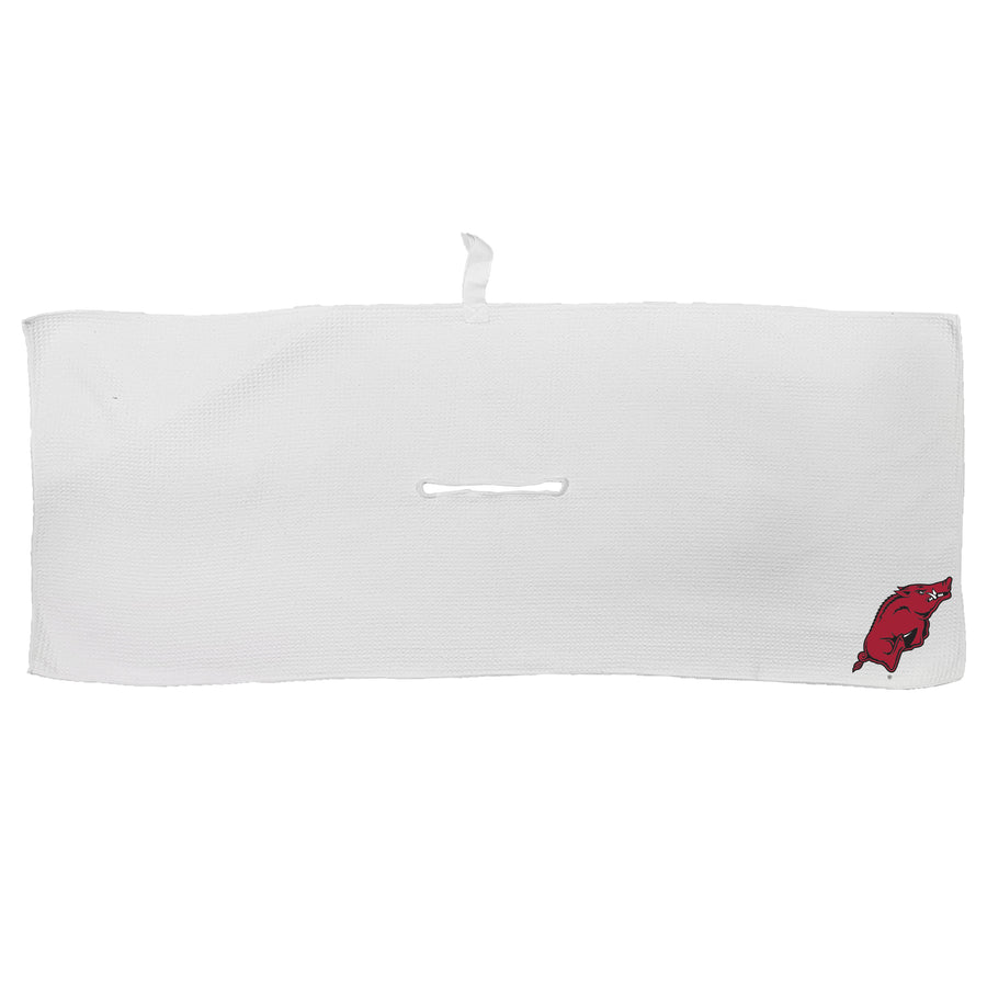 White Arkansas Razorbacks 16'' x 40'' Microfiber Golf Towel