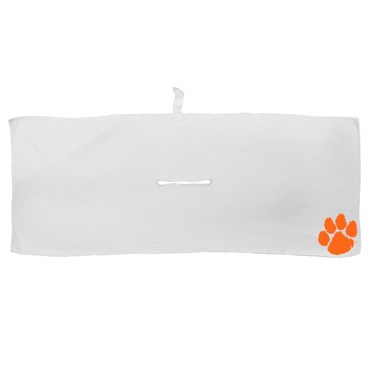 White Clemson Tigers 16'' x 40'' Microfiber Golf Towel