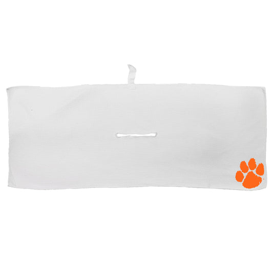 White Clemson Tigers 16'' x 40'' Microfiber Golf Towel