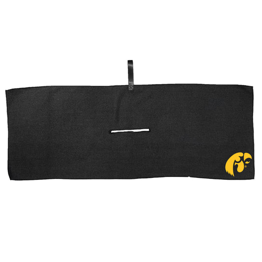 Black Iowa Hawkeyes 16'' x 40'' Microfiber Golf Towel