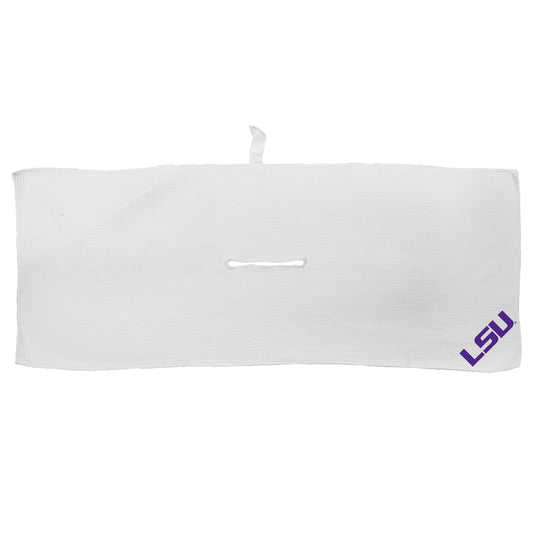 White LSU Tigers 16'' x 40'' Microfiber Golf Towel