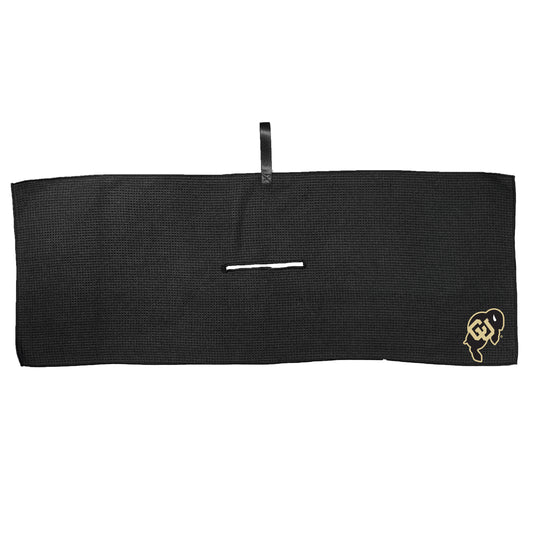 Black Colorado Buffaloes 16'' x 40'' Microfiber Golf Towel