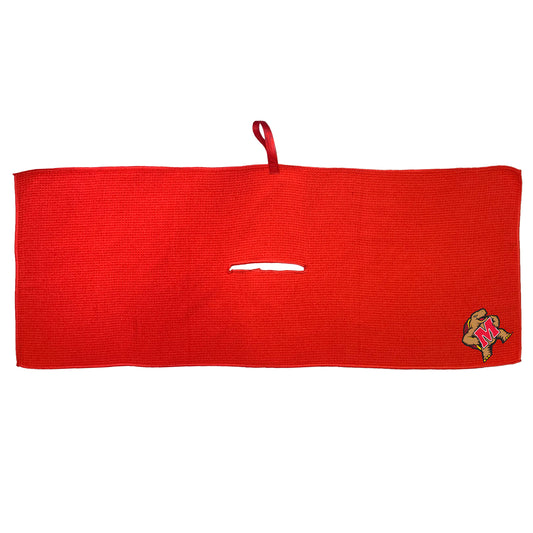 Red Maryland Terrapins 16'' x 40'' Microfiber Golf Towel