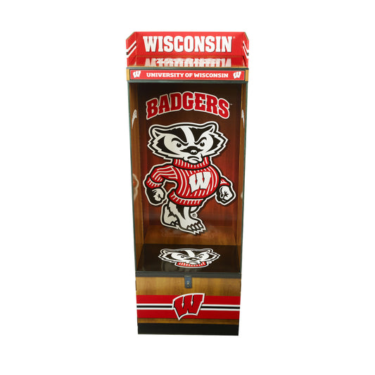 LockerSource Wisconsin Badgers Corrugated Linerboard Sports Locker