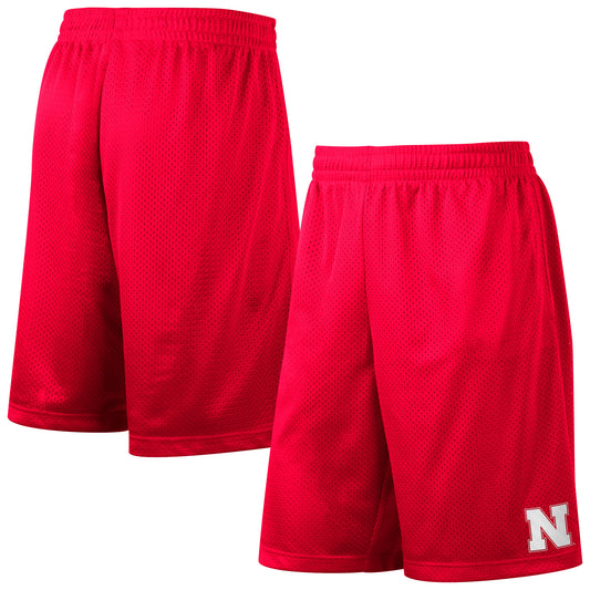 Men's Scarlet Nebraska Huskers Colorblock Shorts