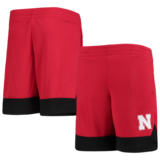 Youth Scarlet Nebraska Huskers Shorts