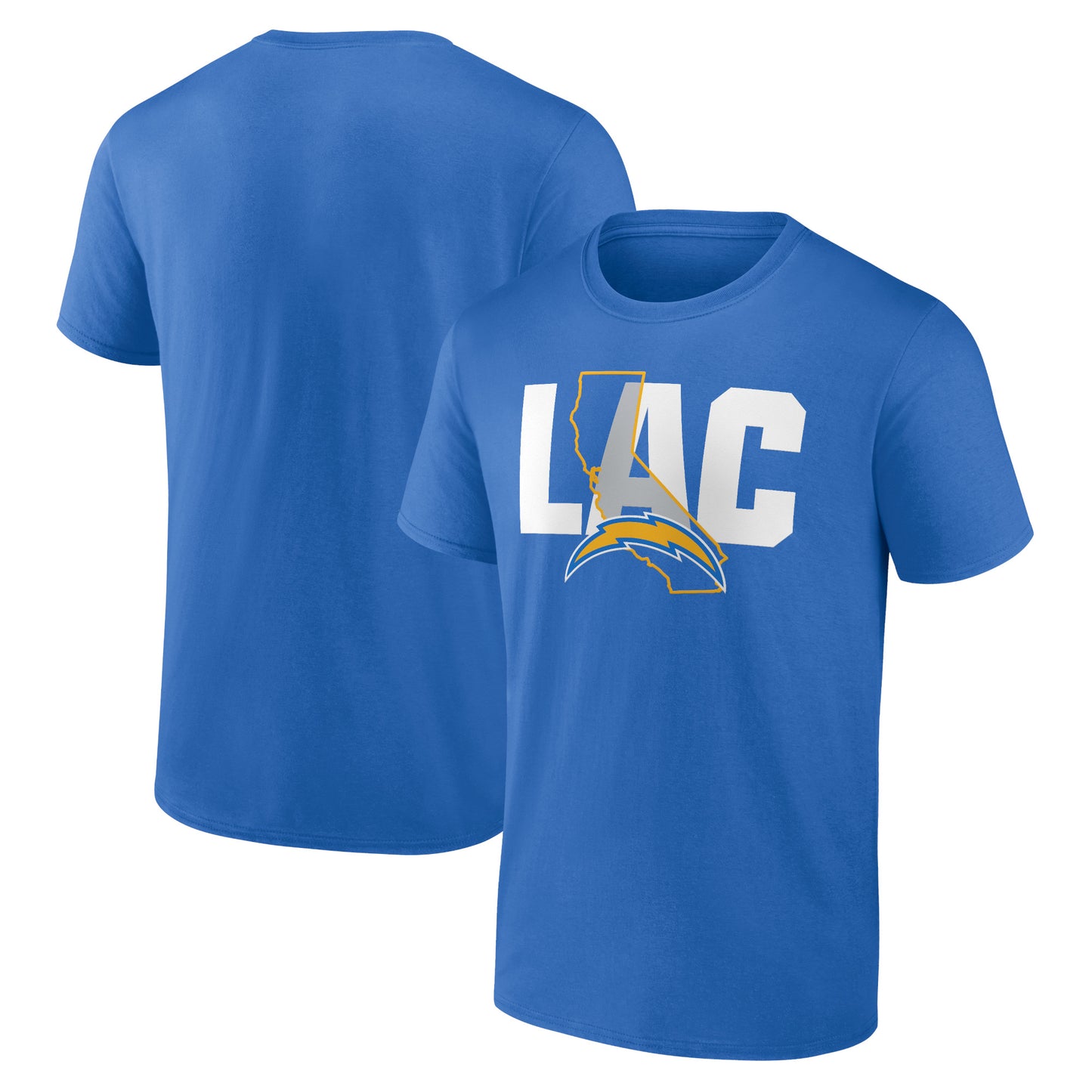 Men's Fanatics Powder Blue Los Angeles Chargers Hometown Collection 1st Down T-Shirt