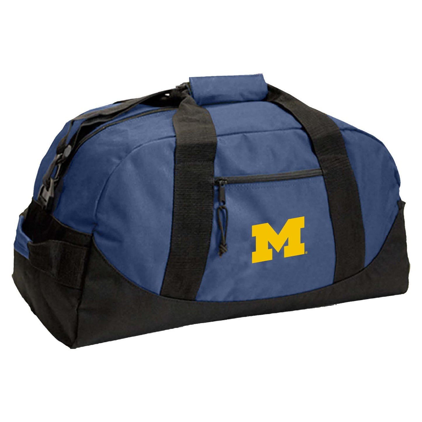 Navy Michigan Wolverines Dome Duffel Bag