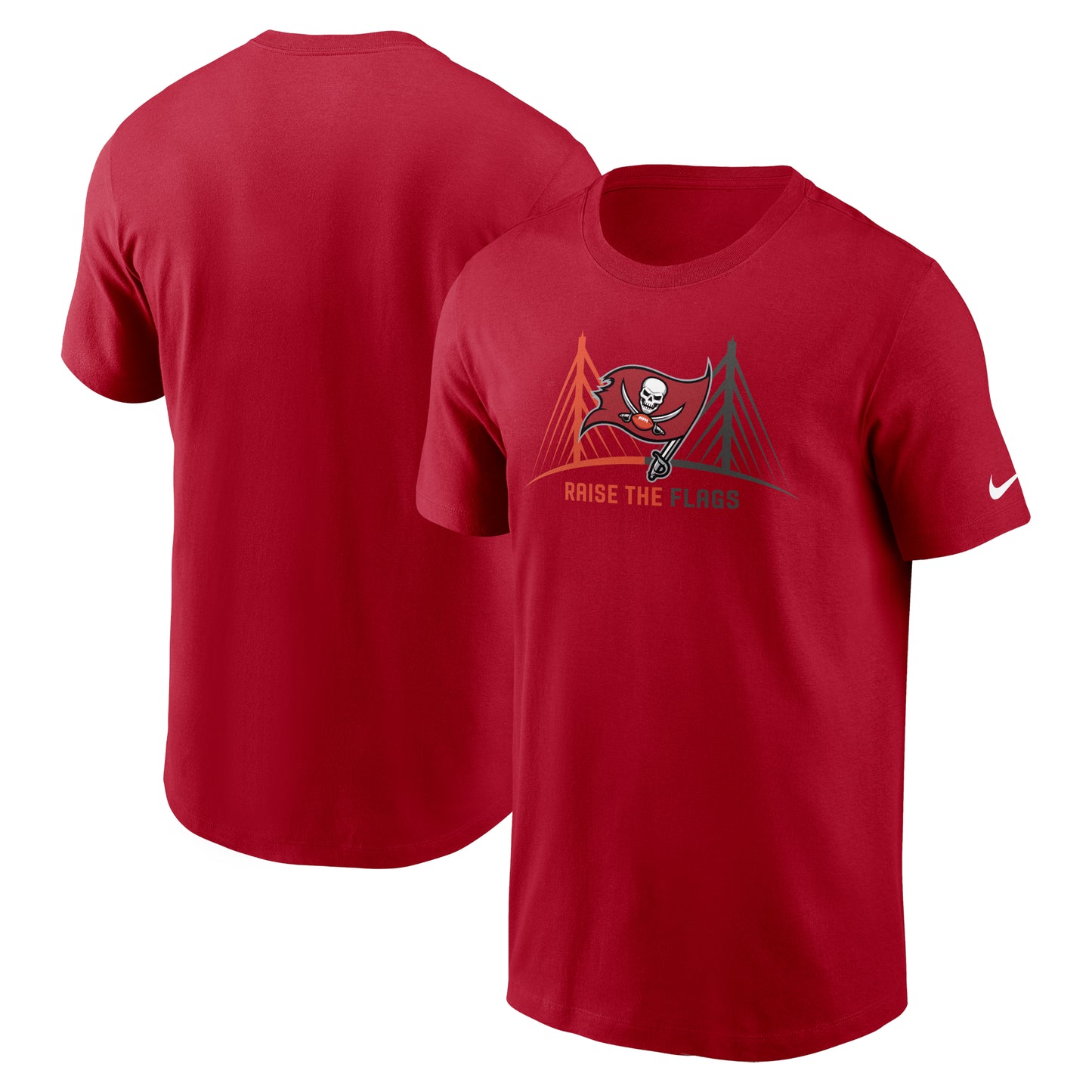 Men's Nike Red Tampa Bay Buccaneers Essential Local Phrase T-Shirt