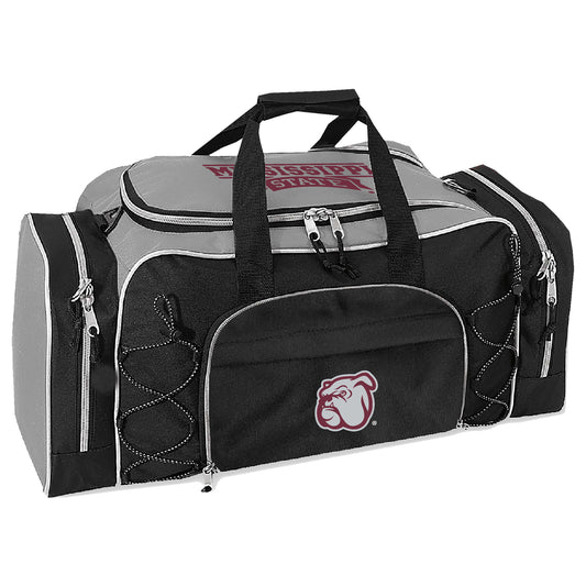 Gray Mississippi State Bulldogs Action Pack Duffel