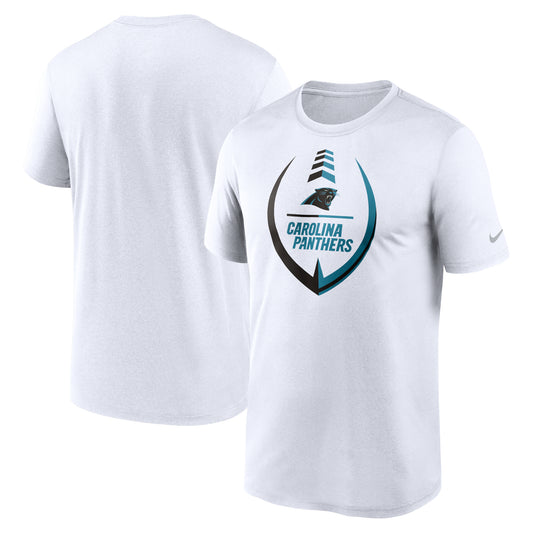 Men's Nike White Carolina Panthers Icon Legend Performance T-Shirt