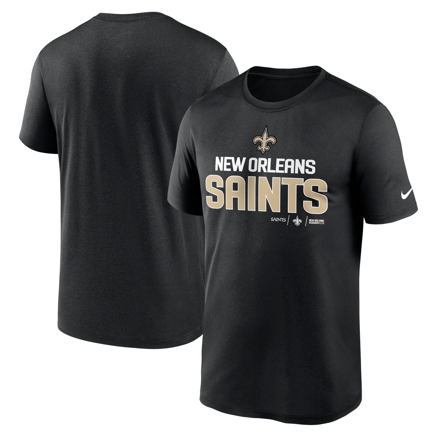 Men's Nike Black New Orleans Saints Legend Community Performance T-Shirt