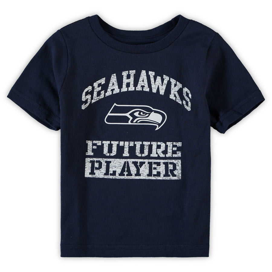 Toddler College Navy Seattle Seahawks Future Player T-Shirt