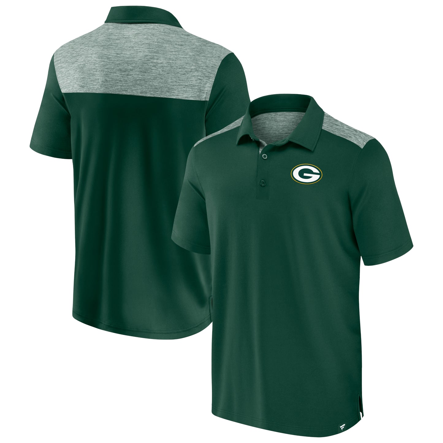 Men's Fanatics Green Green Bay Packers Long Shot Polo