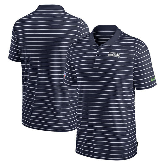 Men's Nike Navy Seattle Seahawks Sideline Lock Up Victory Performance Polo