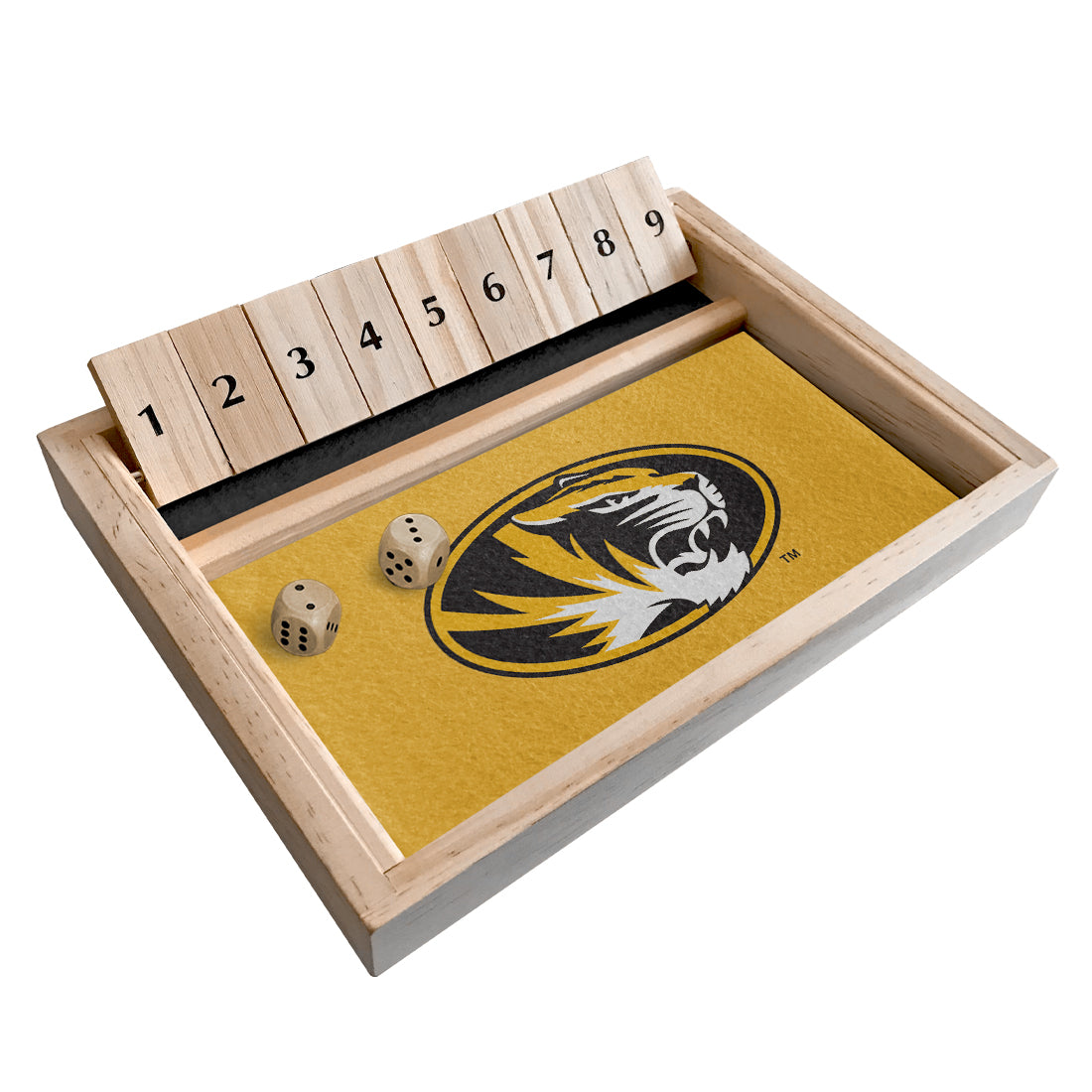 Missouri Tigers Shut The Box Game