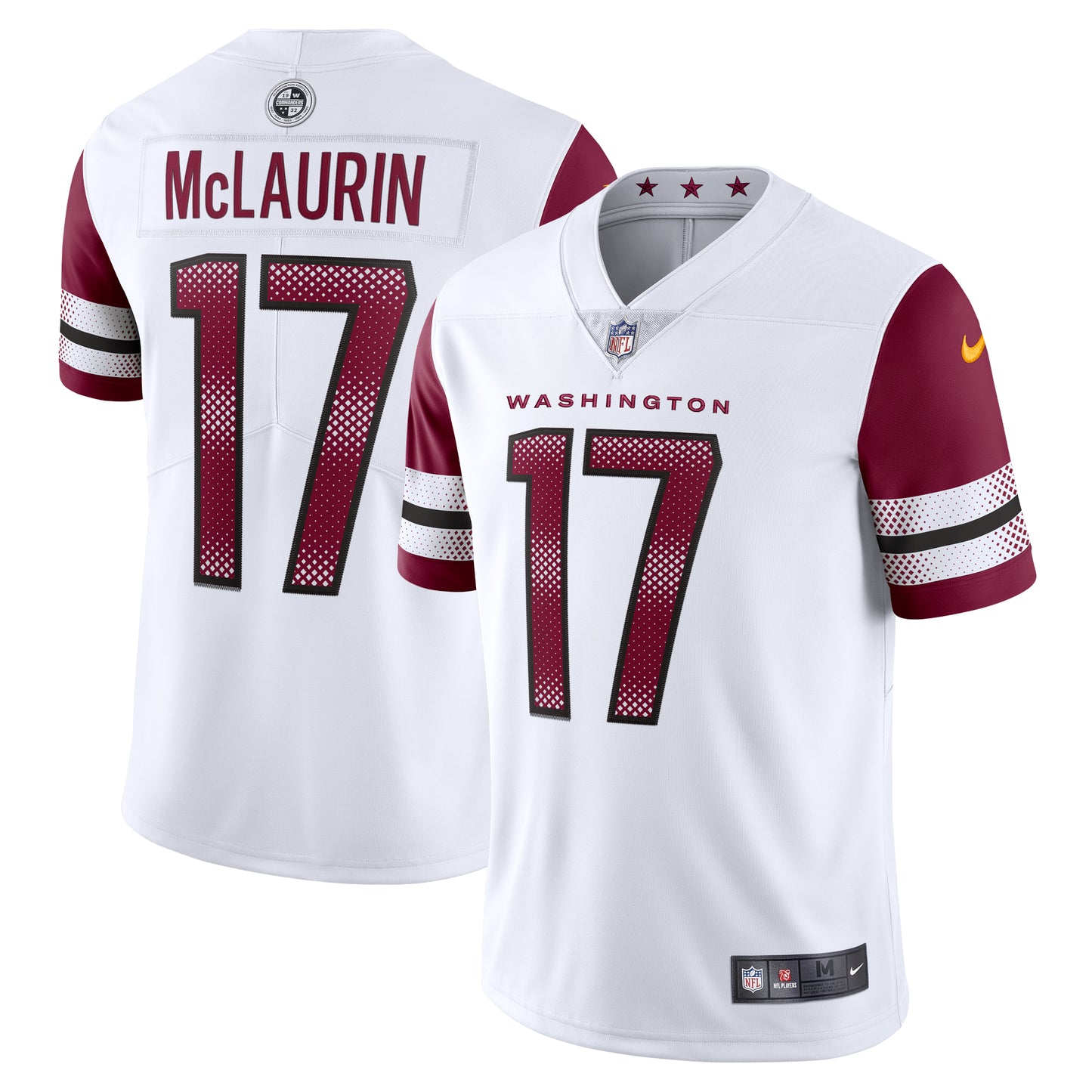 Men's Nike Terry McLaurin White Washington Commanders Vapor Limited Jersey