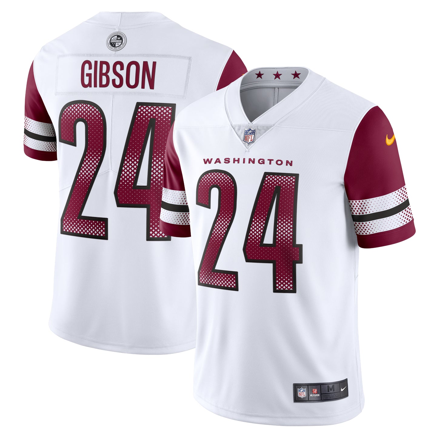 Men's Nike Antonio Gibson White Washington Commanders Vapor Limited Jersey