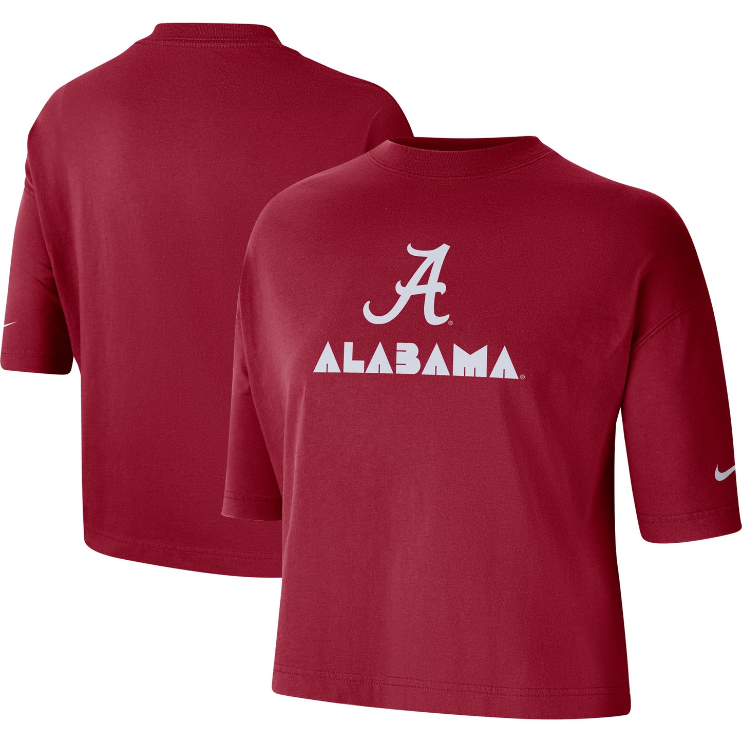 Women's Nike Crimson Alabama Crimson Tide Crop Performance T-Shirt