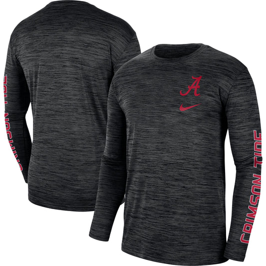 Men's Nike Black Alabama Crimson Tide Velocity Legend Team Performance Long Sleeve T-Shirt