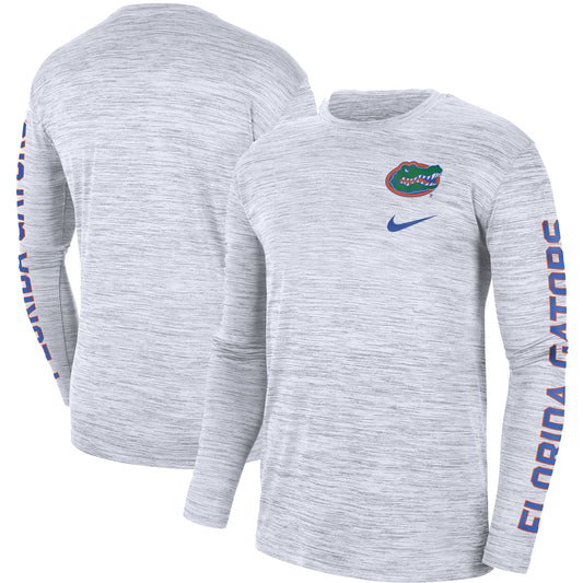 Men's Nike White Florida Gators Velocity Legend Team Performance Long Sleeve T-Shirt