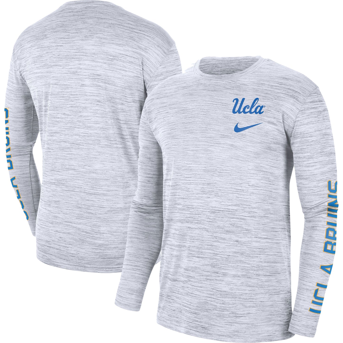 Men's Nike White UCLA Bruins Velocity Legend Team Performance Long Sleeve T-Shirt