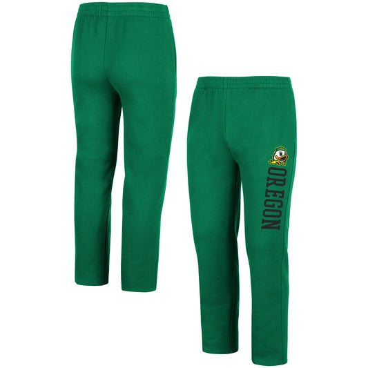 Men's Colosseum Green Oregon Ducks Fleece Pants