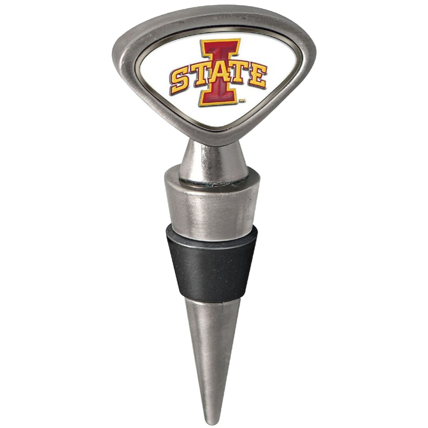 Silver Iowa State Cyclones Wine Stopper